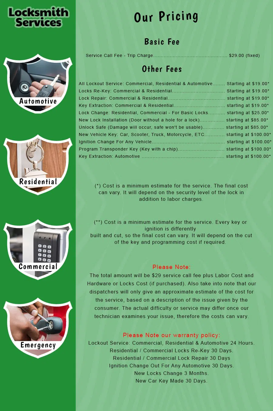 Garland Locksmith Service Garland, TX 972-512-6345